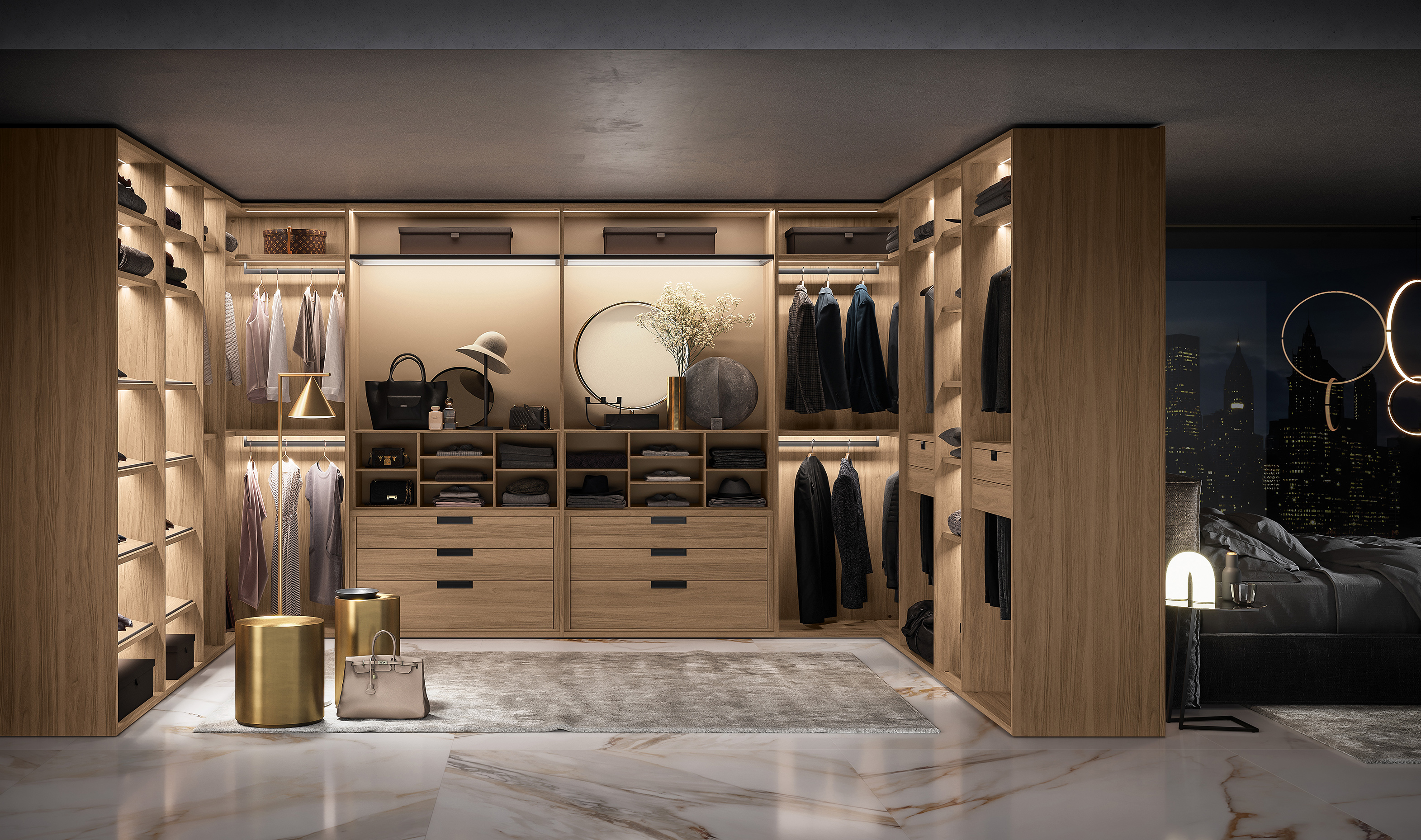 Kico Night System walk-in closet